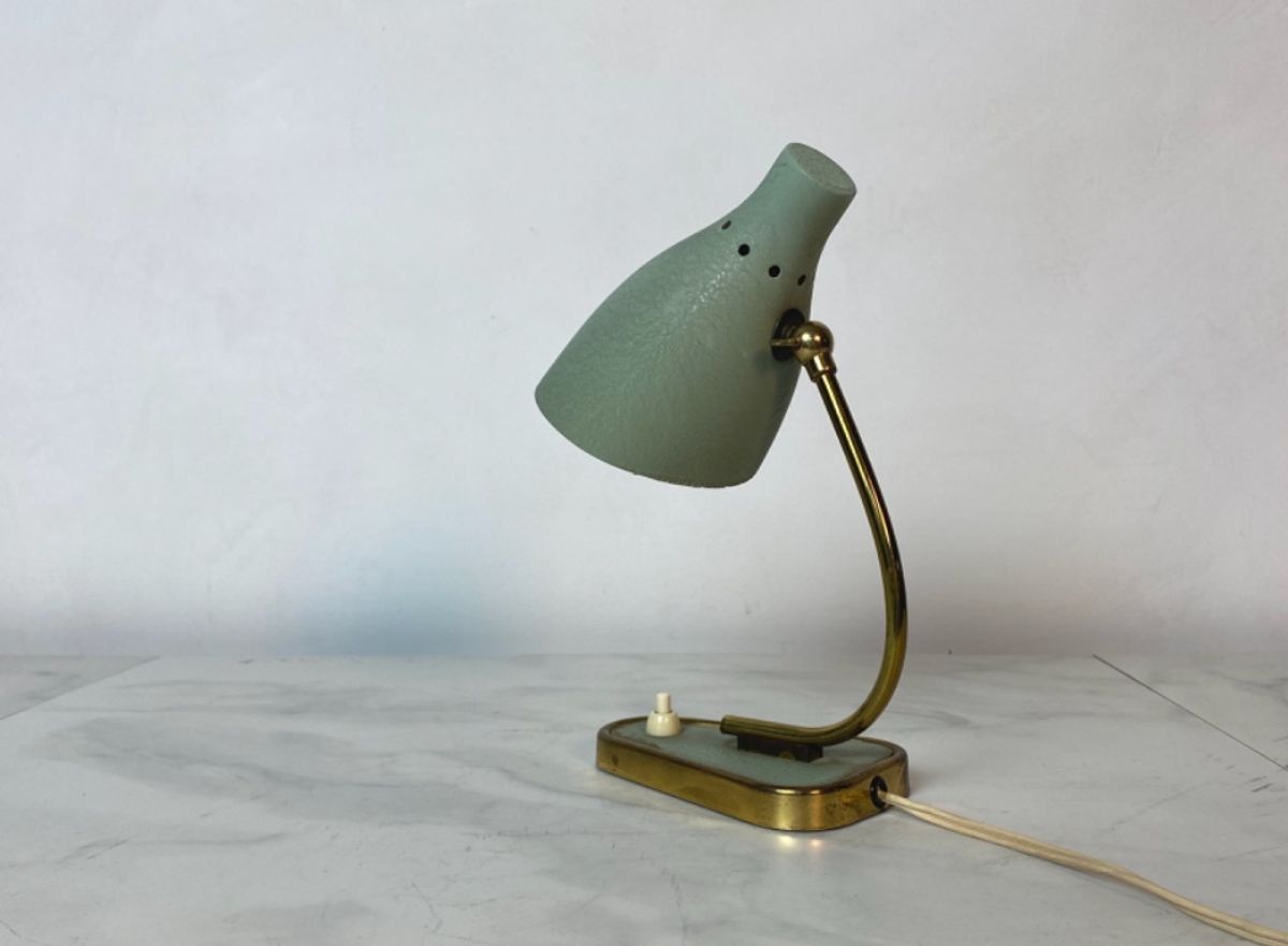 50s Groen Lampje, Vintage 1950. image 2