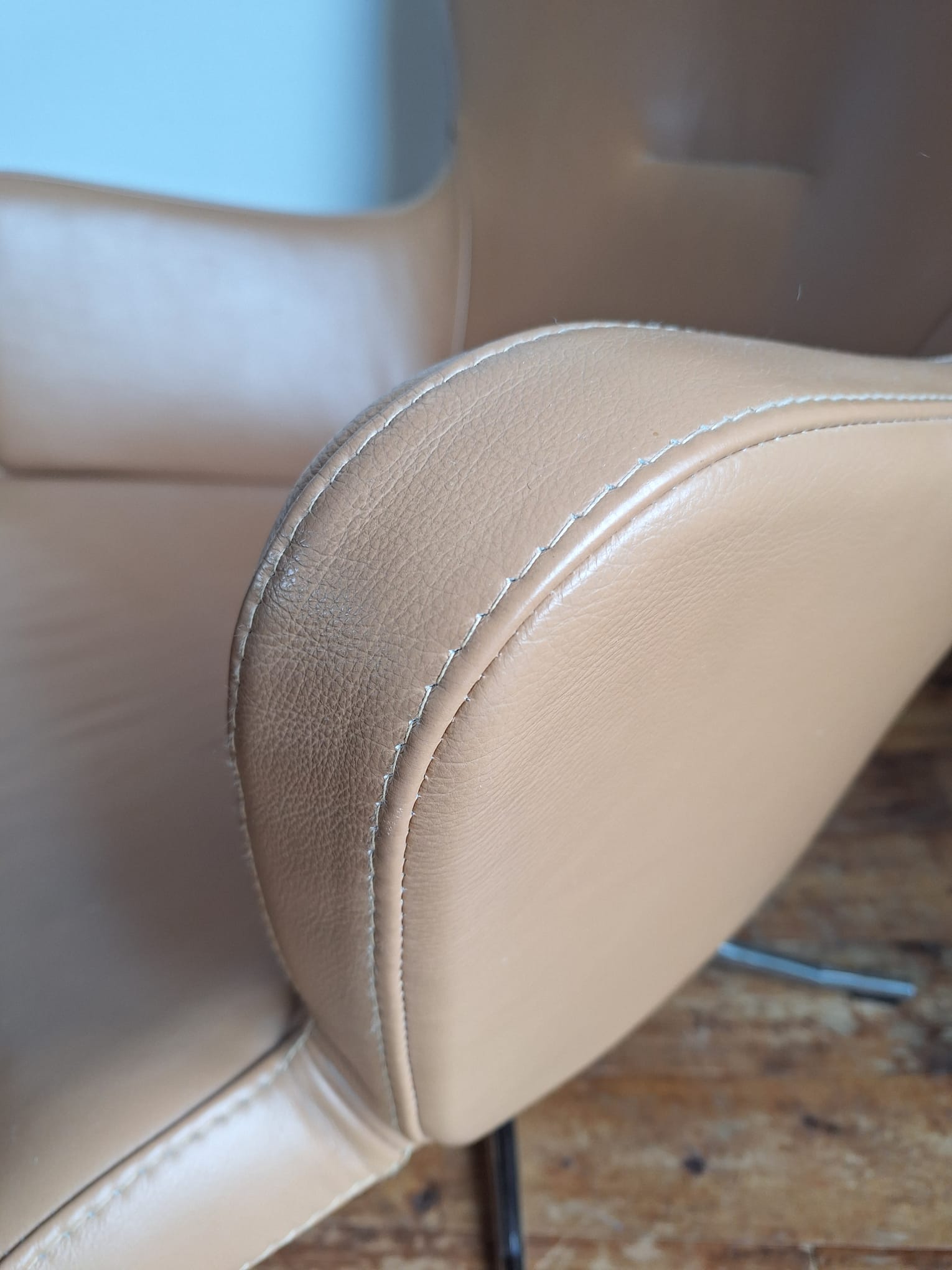 Leren Fauteuil Gyro Van Conform Zweeds Design image 9