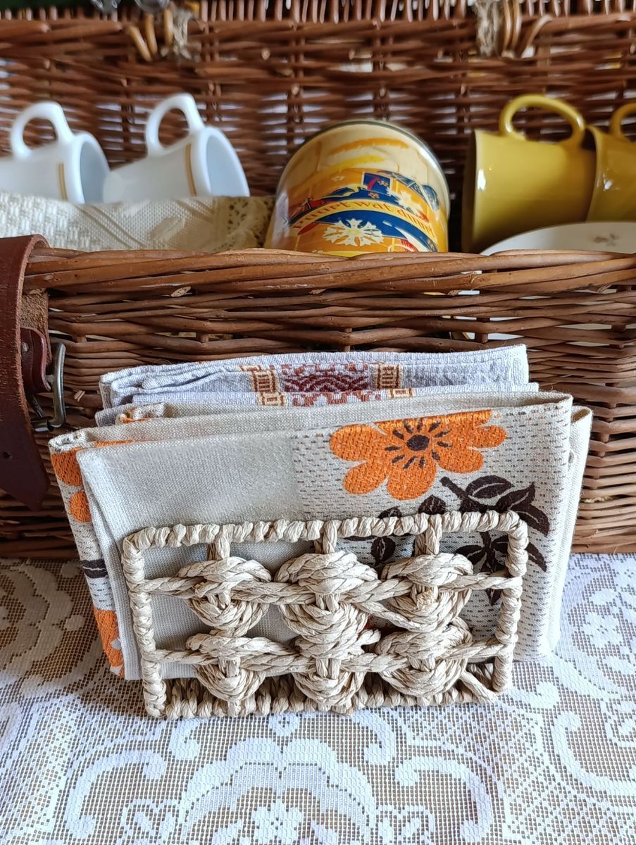 Vintage Picknickmand Van Optima England, Uniek & Duurzaam Gerestyled image 20