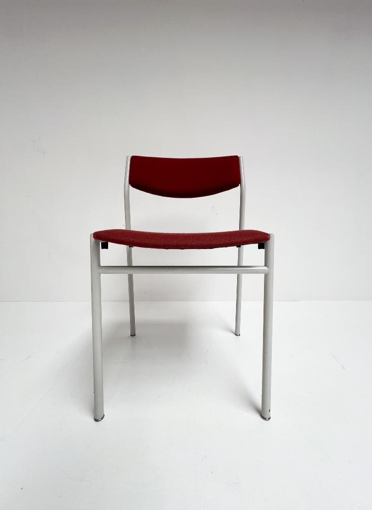 Set Van 4 Stapelbare Stoelen Van Gijs van der Sluis, 1970's image 6