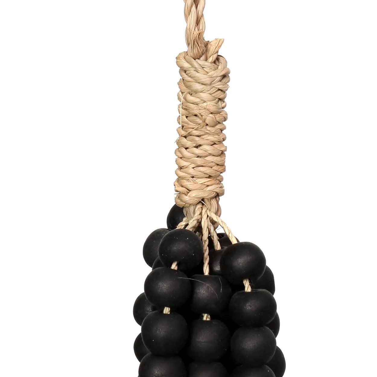 Bazar Bizar | De Houten Kralen Kwastje - Zwart image 6