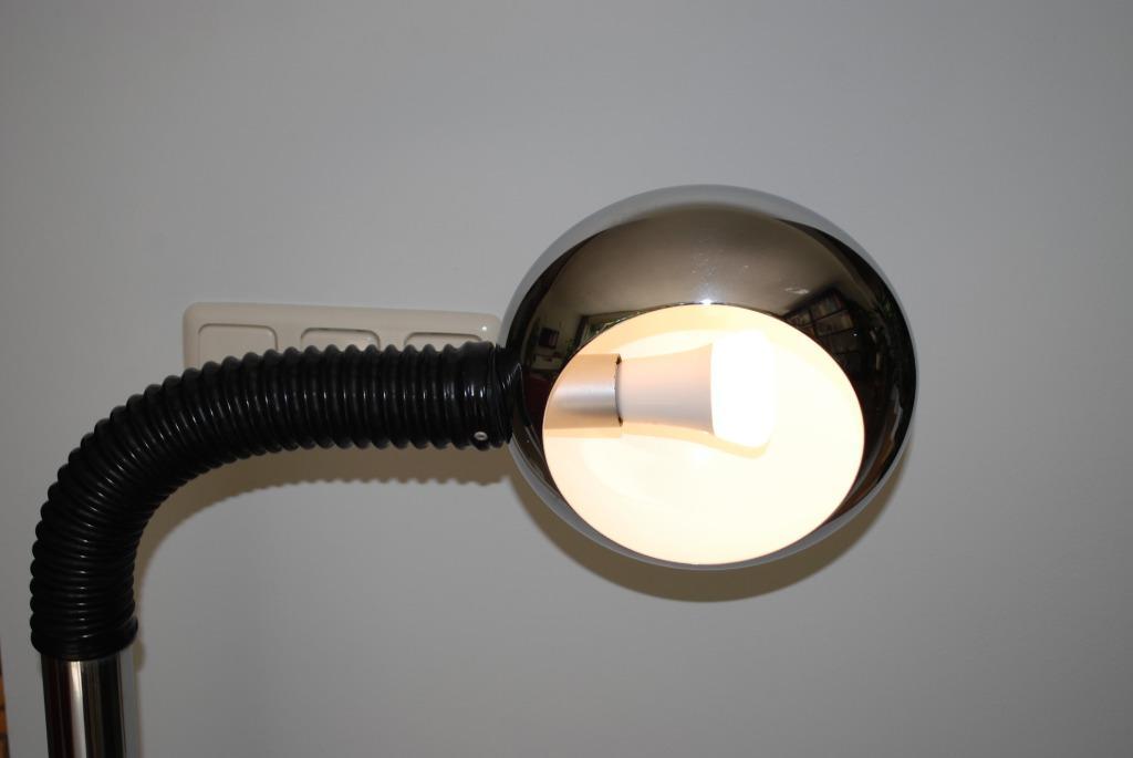 Staande Vloerlamp Jaren '70 Chrome image 8