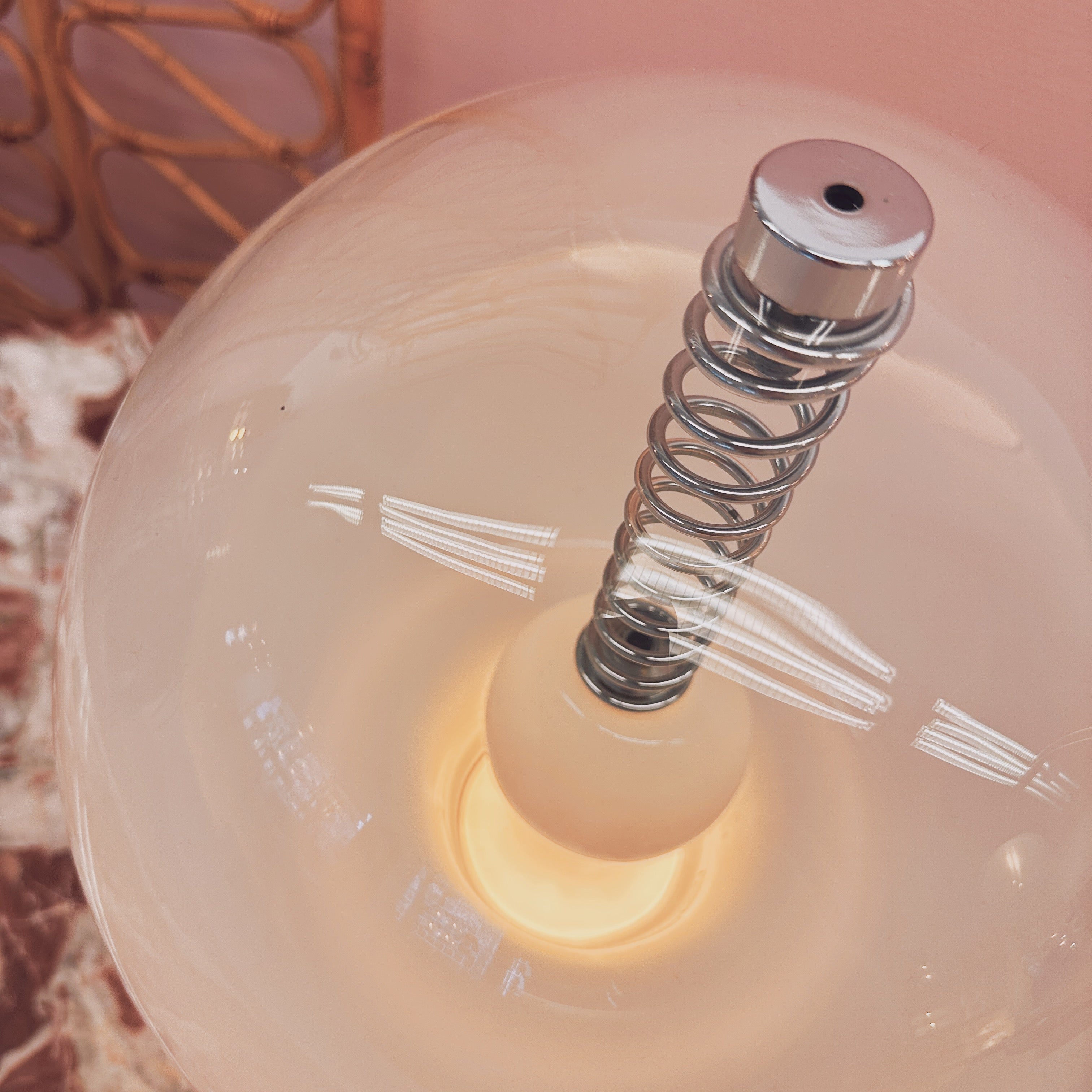 1970's Italian Table Lamp By Carlo Nason image 3