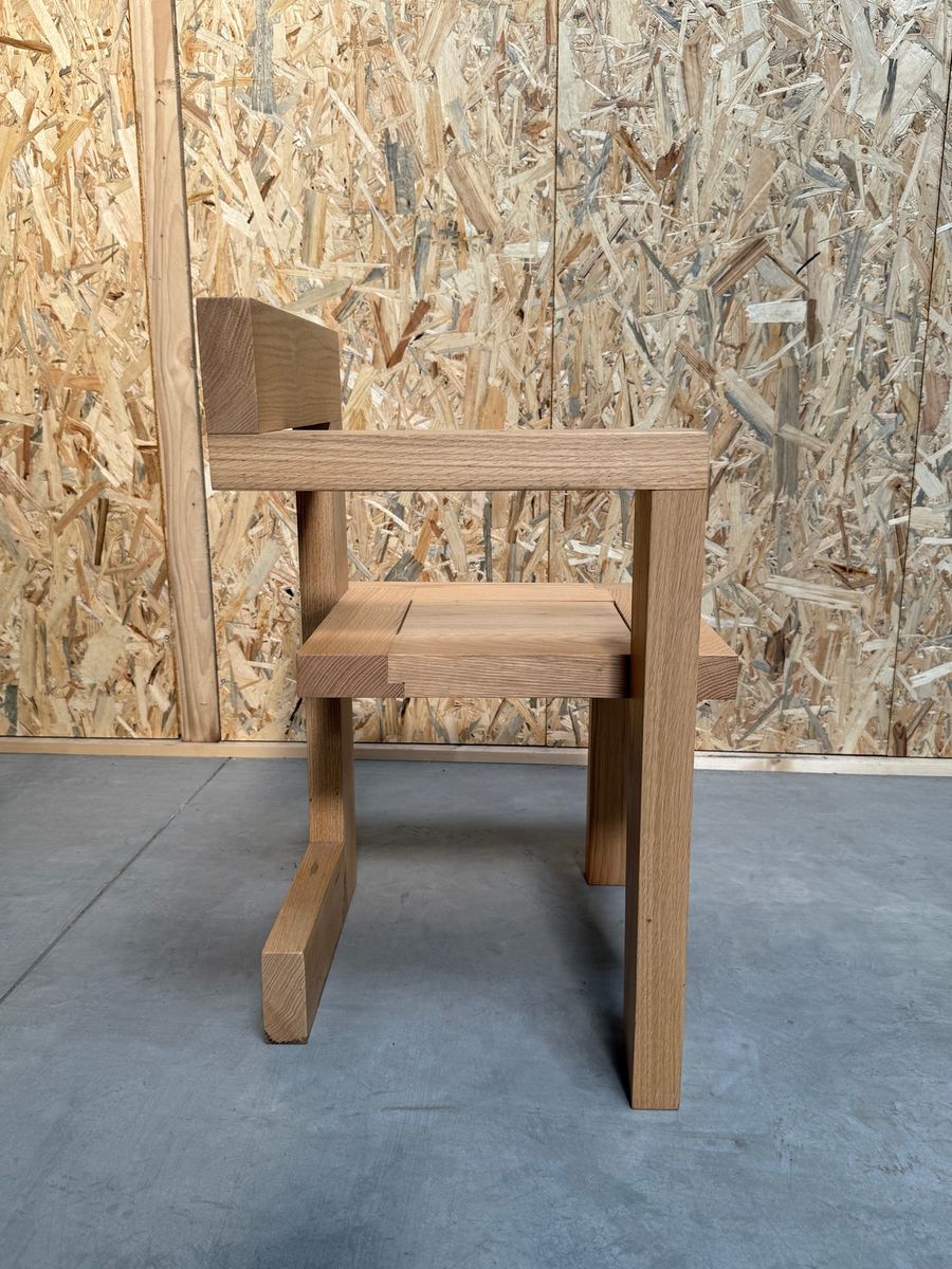 In Style Van Rietveld Steltman Houten Stoel image 14