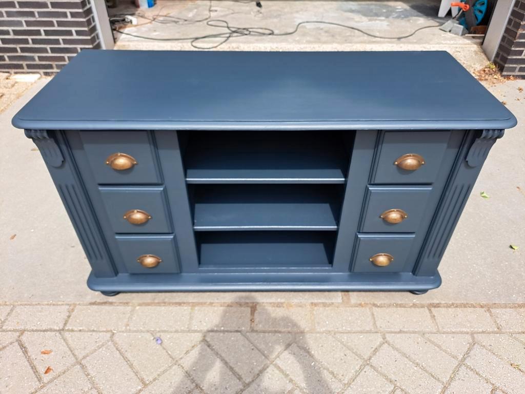 Grijze Grenen Ladekast Refurbished image 3