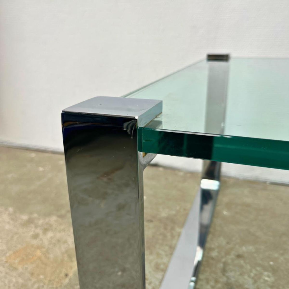 Midcentury Design Bijzet- Of Salontafel Glas Draenert, 1022 image 3