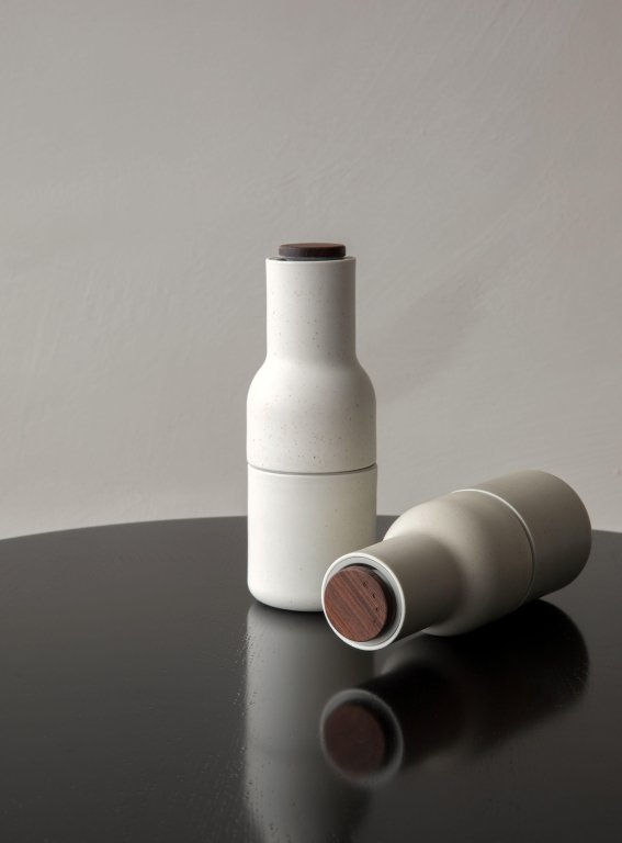 Audo Copenhagen Bottle Grinder Peper- En Zoutmolen Ash/carbon Beuken image 4