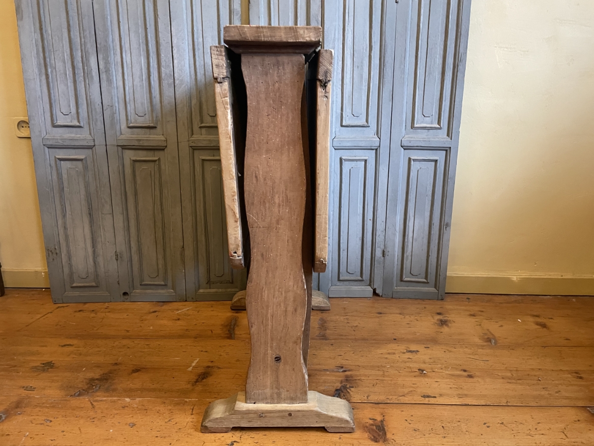 Wijnproeftafeltje Klaptafel Bijzettafel Frans Antiek image 9