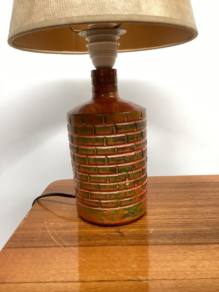 Vintage Lamp, Deens Keramiek Jaren 70 image 3
