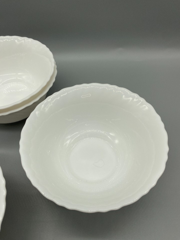 Set Arcopal Wit Swirl Compote Schaaltjes 4 Stuks image 7