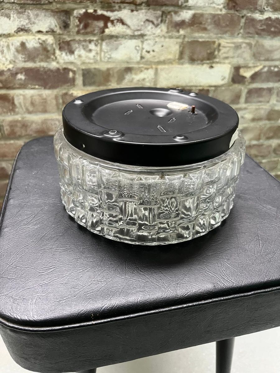 Mid Century Plafondlamp, Vintage Plafonnière. image 5