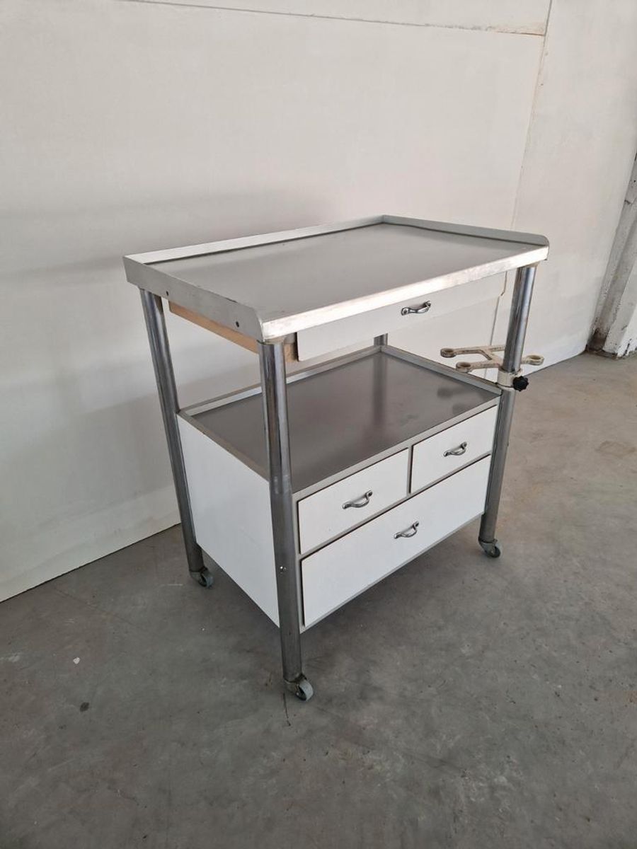 Vintage Bauhaus Stijl Tandarts Trolley image 5