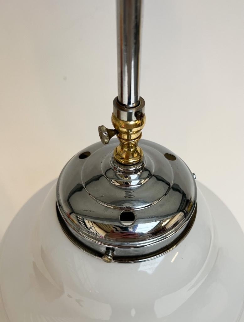 Opaalglazen Art Deco Plafondlamp Uit De 1960’s image 9