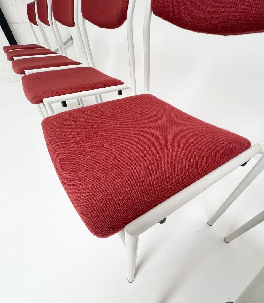 Set Van 4 Stapelbare Stoelen Van Gijs van der Sluis, 1970's image 5