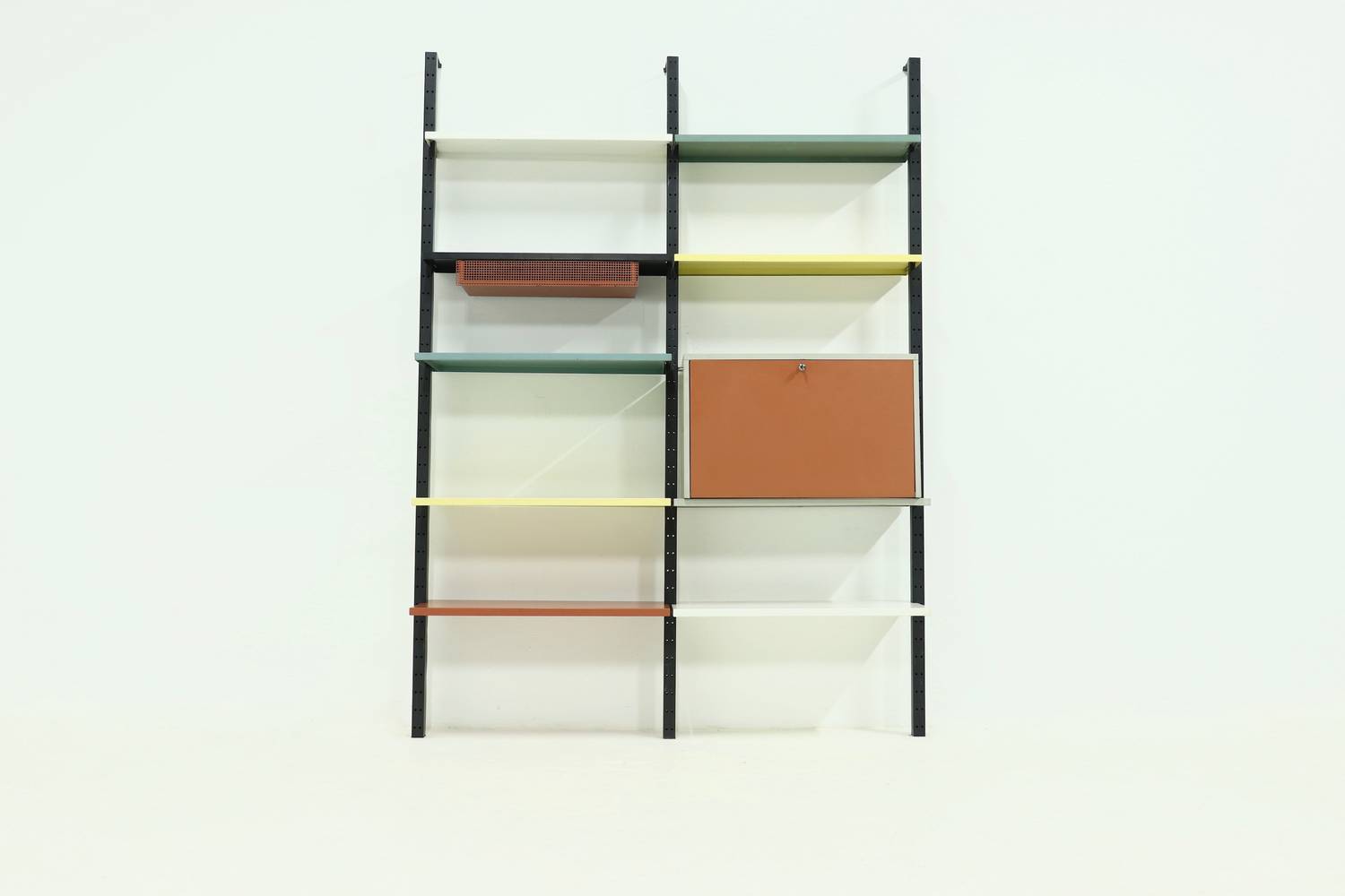 Rare Modular Wall Unit By Coen De Vries For Devo 1950s image 13