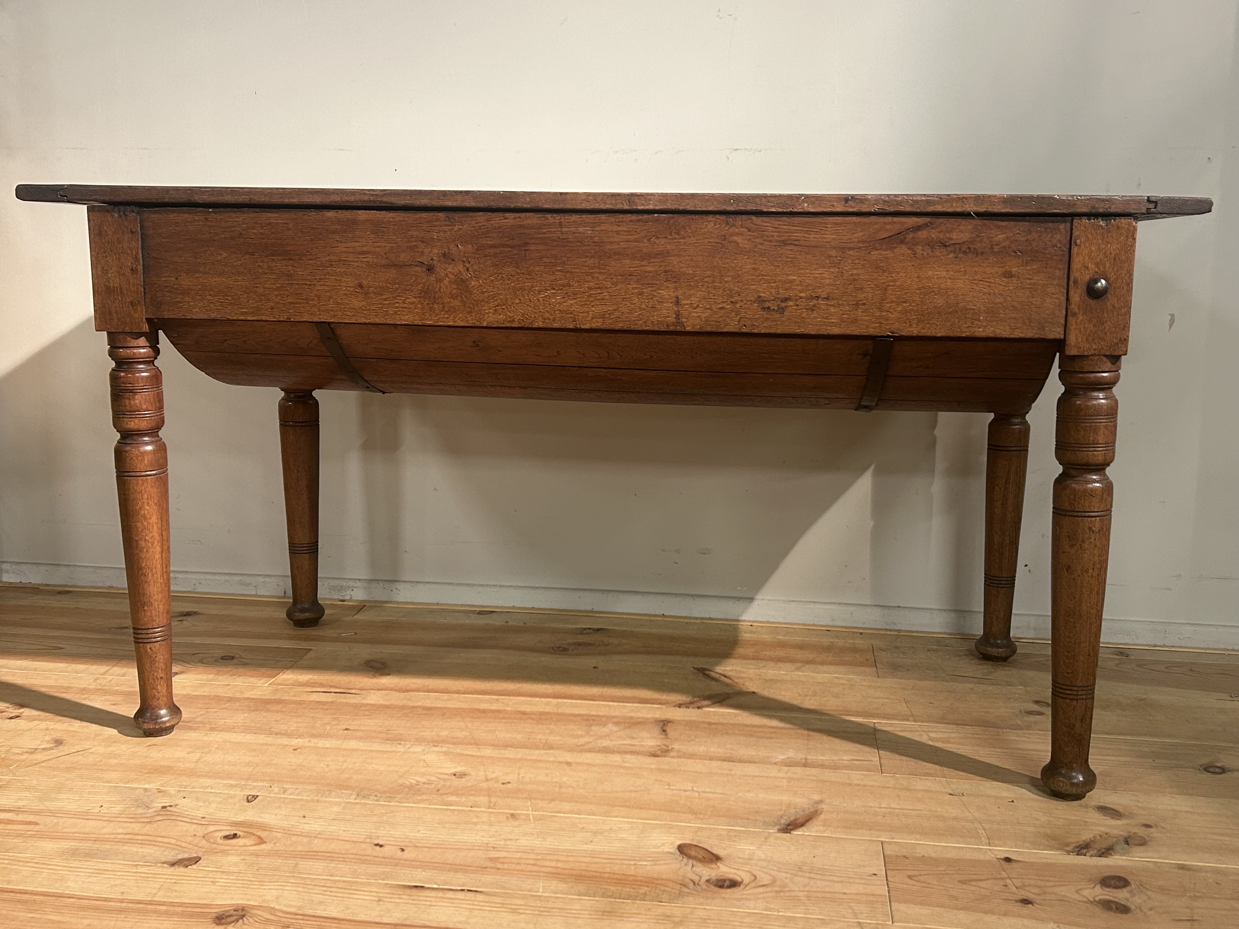 Antieke Petrin Tafel In Eikenhout Circa 1850 image 3