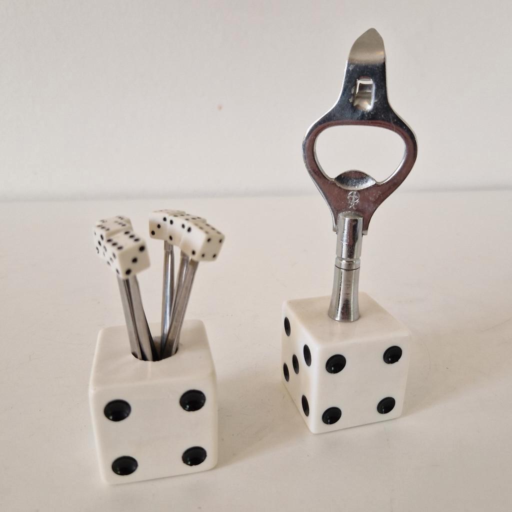 Fifties Style Bar Items Dobbelsteen Pub Cafe Opener Baf Set image 6