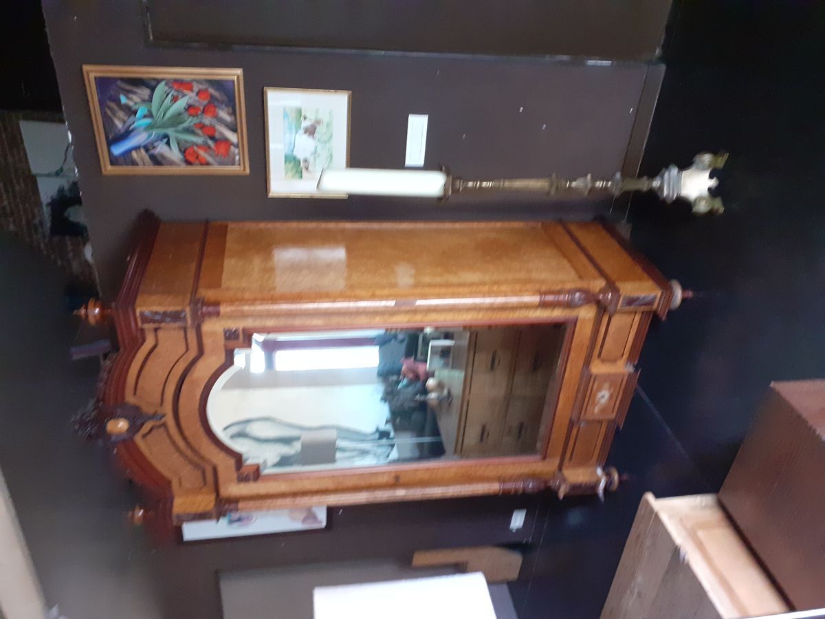 Spiegelkast In Wortelhout image 2
