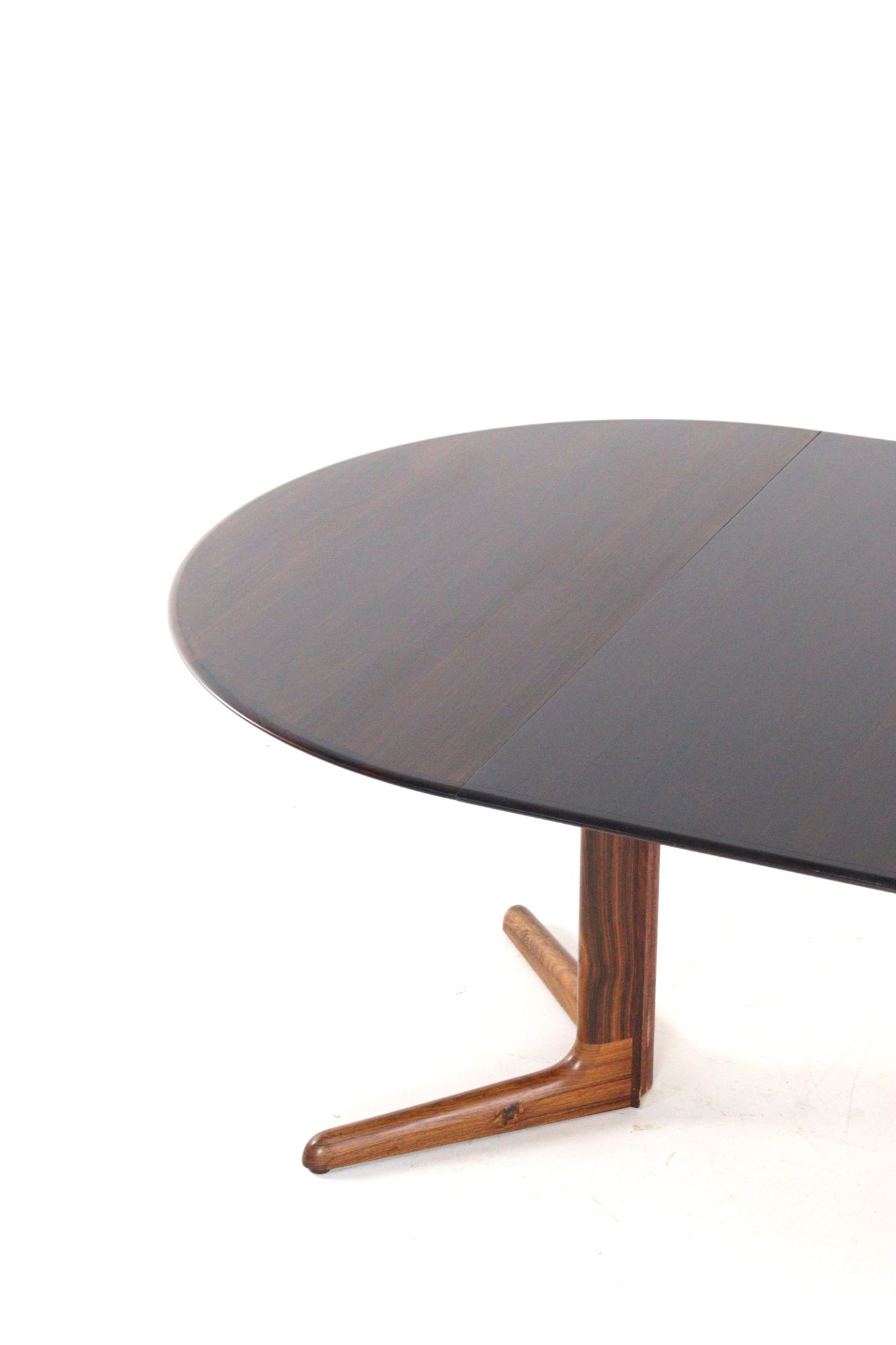 dyrlund Palissander Ronde 2x Verlengbare Tafel Eettafel Deens Vintage image 6