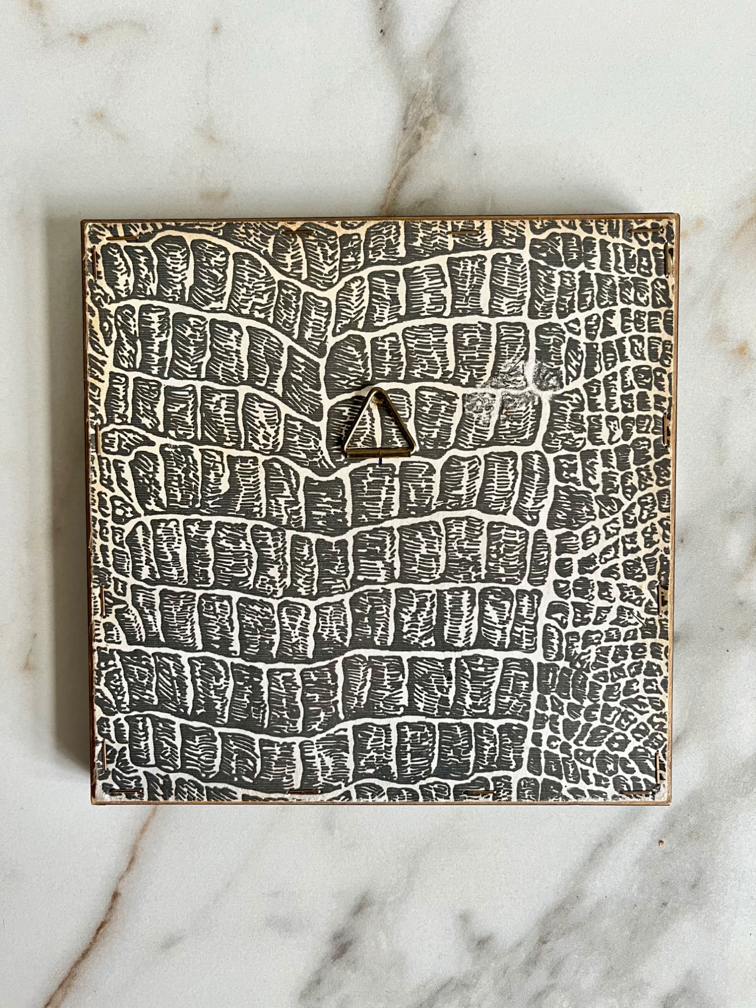 4x Dlefsblauwe Tegel Als Burduurwerk image 5