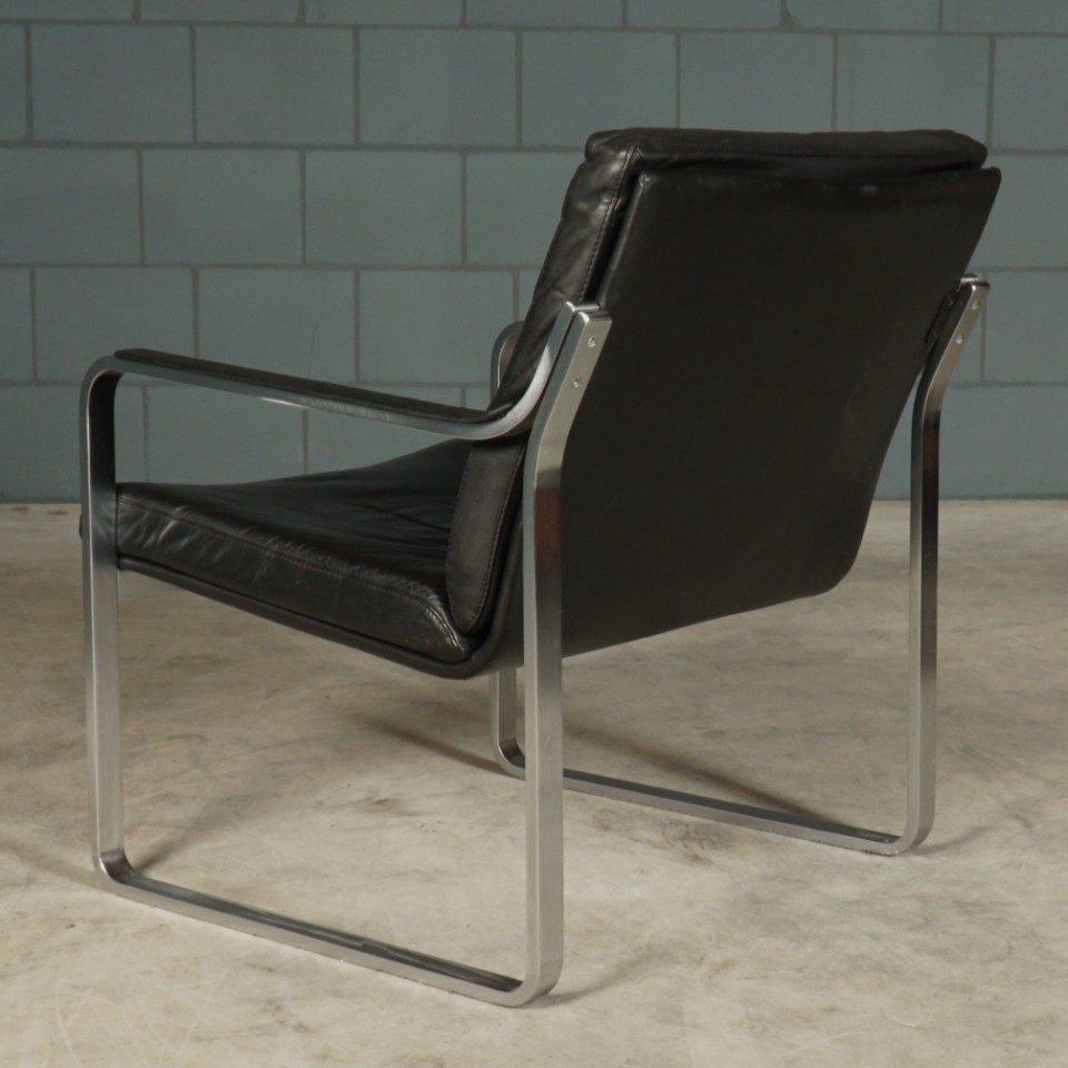 Vintage Lederen Designfauteuil – Walter Knoll – Jaren 60 image 11