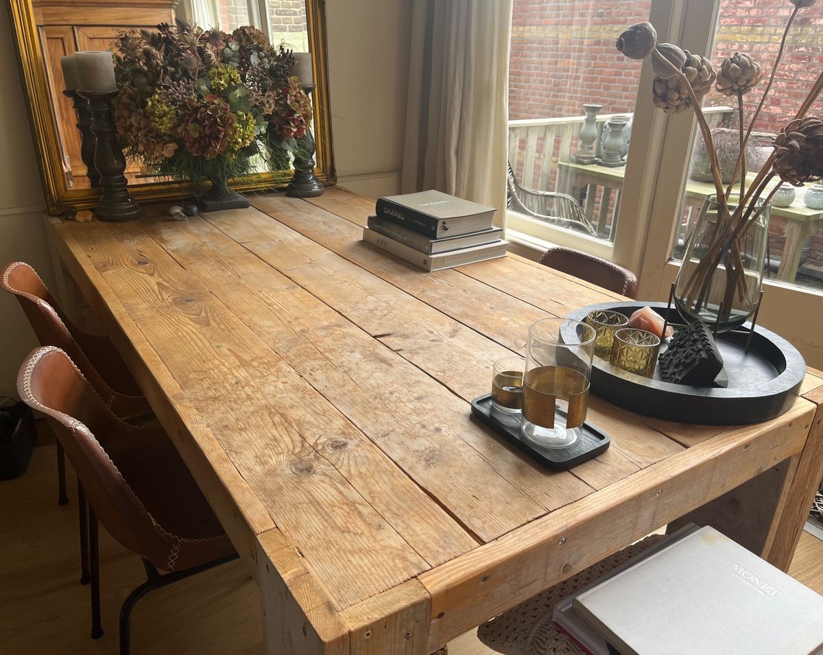 Stoere Steiger Houten Tafel : 200x105 image 6