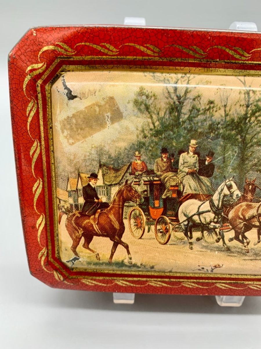 Vintage Blik Albert Heijn Paarden En Koets image 4