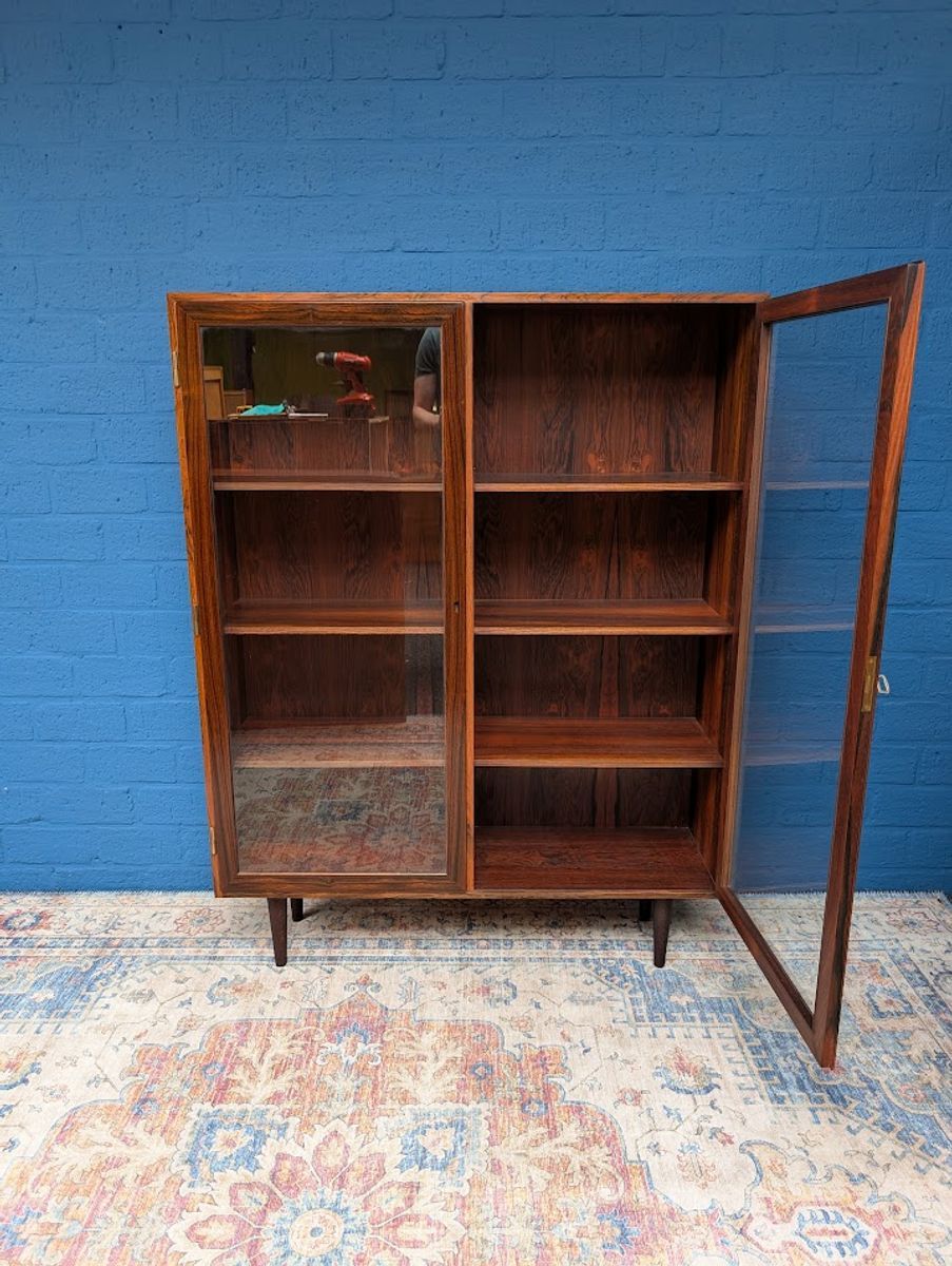 Vintage Palissander Vitrinekast, Jaren 60 image 5