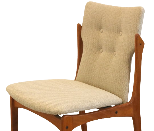 Set 4 Vamdrup Vintage Stoelen Deens Reupholstered image 9