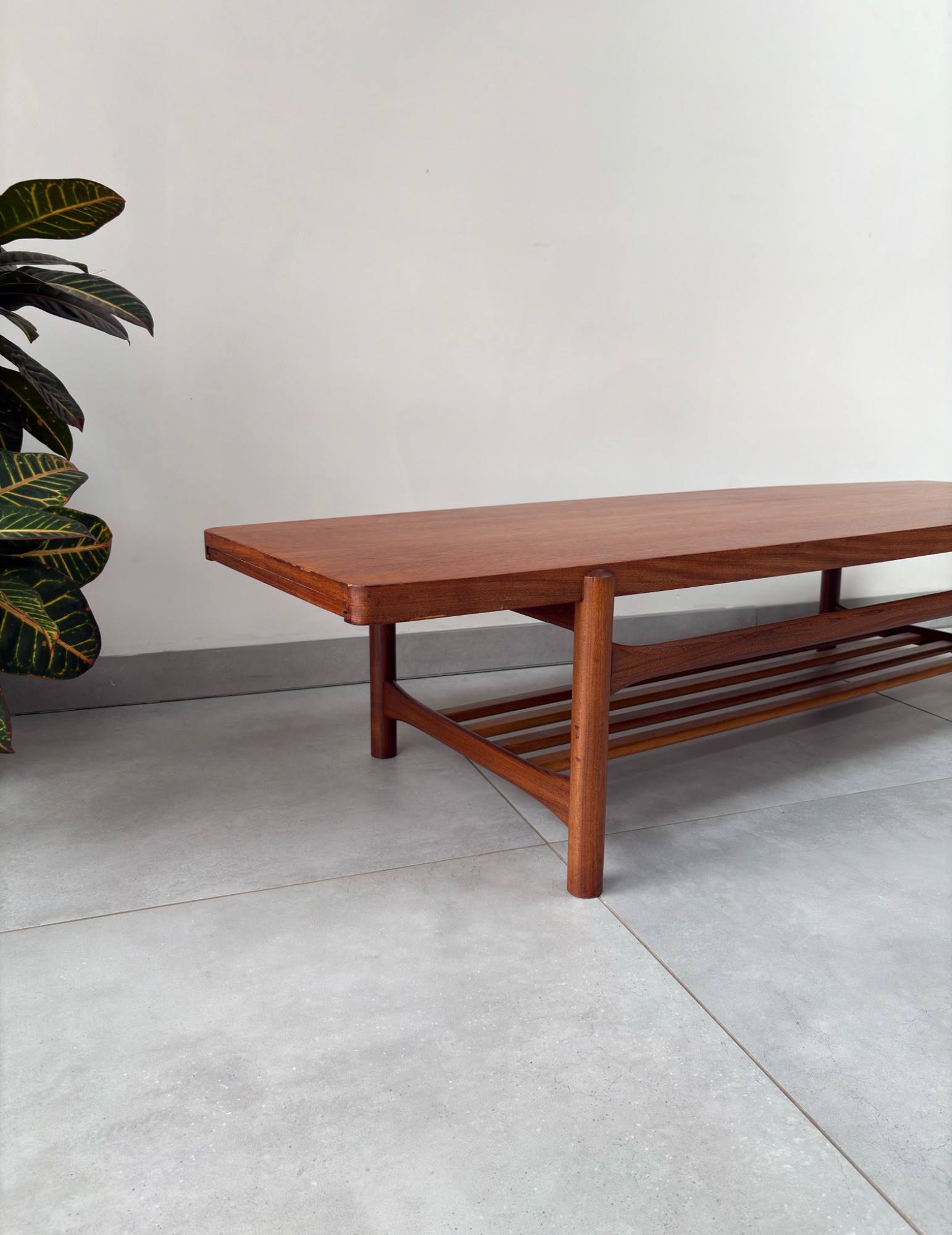 Vintage Uitschuifbare Salontafel Deens Design image 4