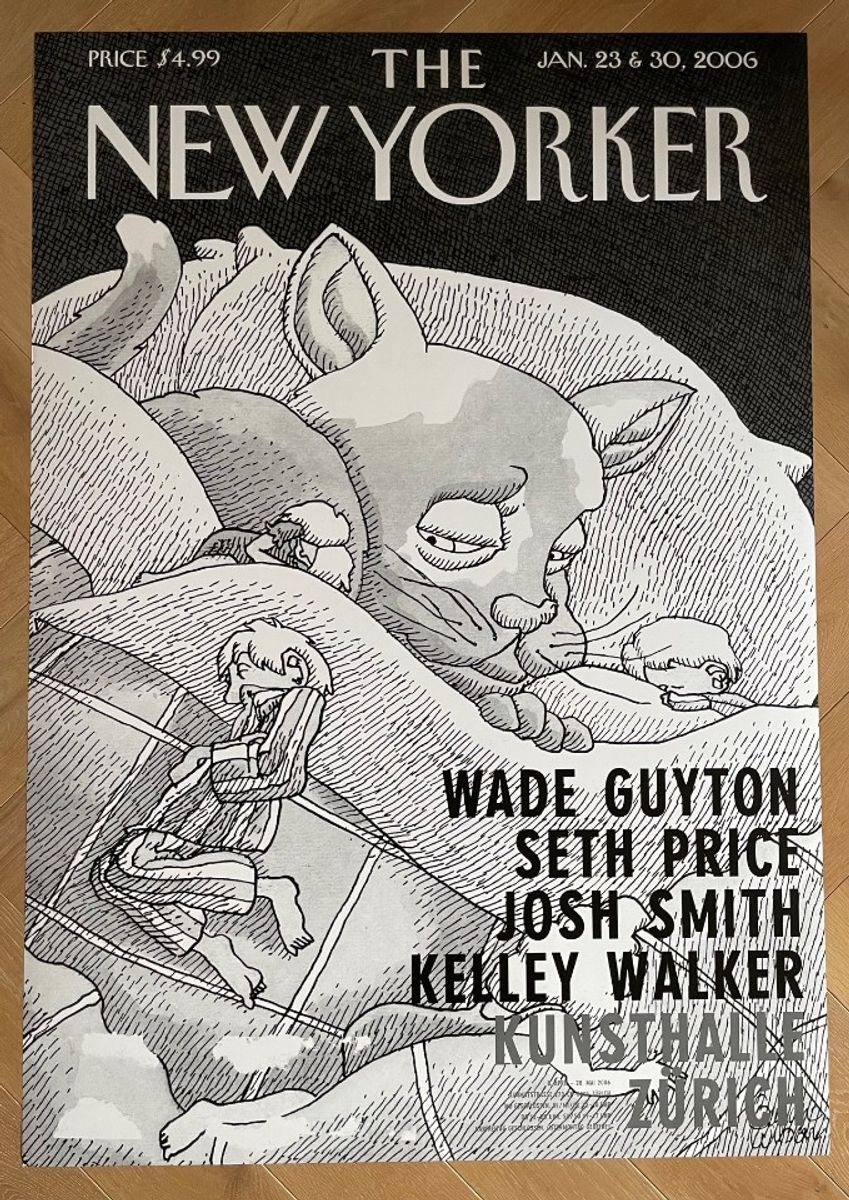 Wade Guyton, Seth Price, Josh Smith, Kelly Walker – The New Yorker, Kunsthalle Zurich, 2006 image 4