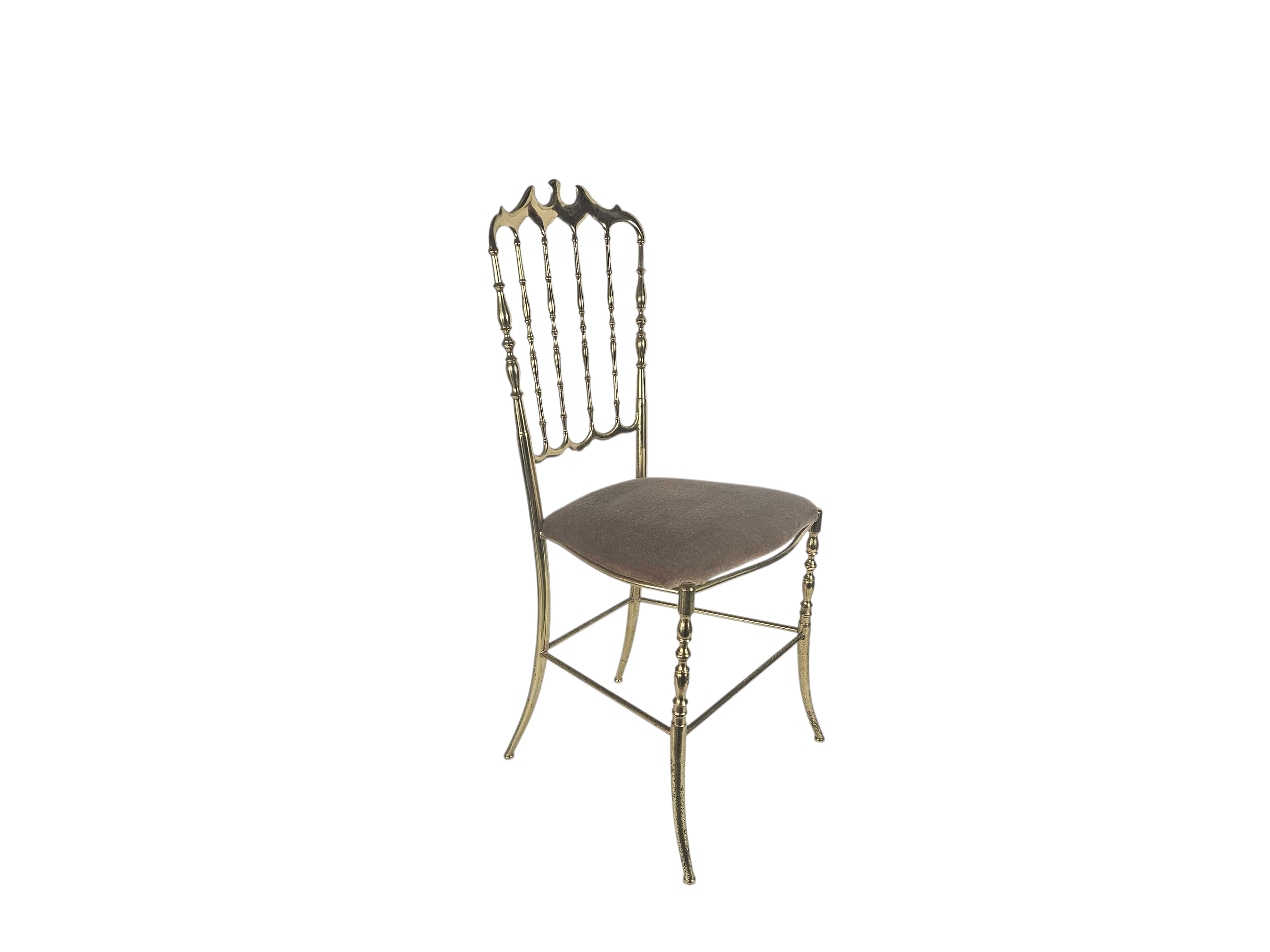 Italian Design - Chiavari Chair - High Chair - Messing - Italie - 1950's image 4