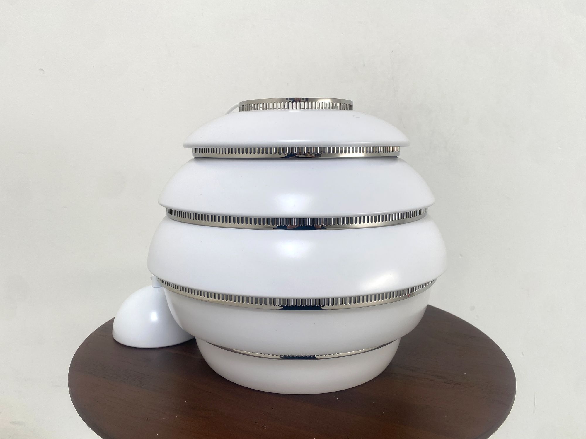 Artek Aalto A331 Hanglamp Ø33 Wit, Verchroomde Ringen image 3
