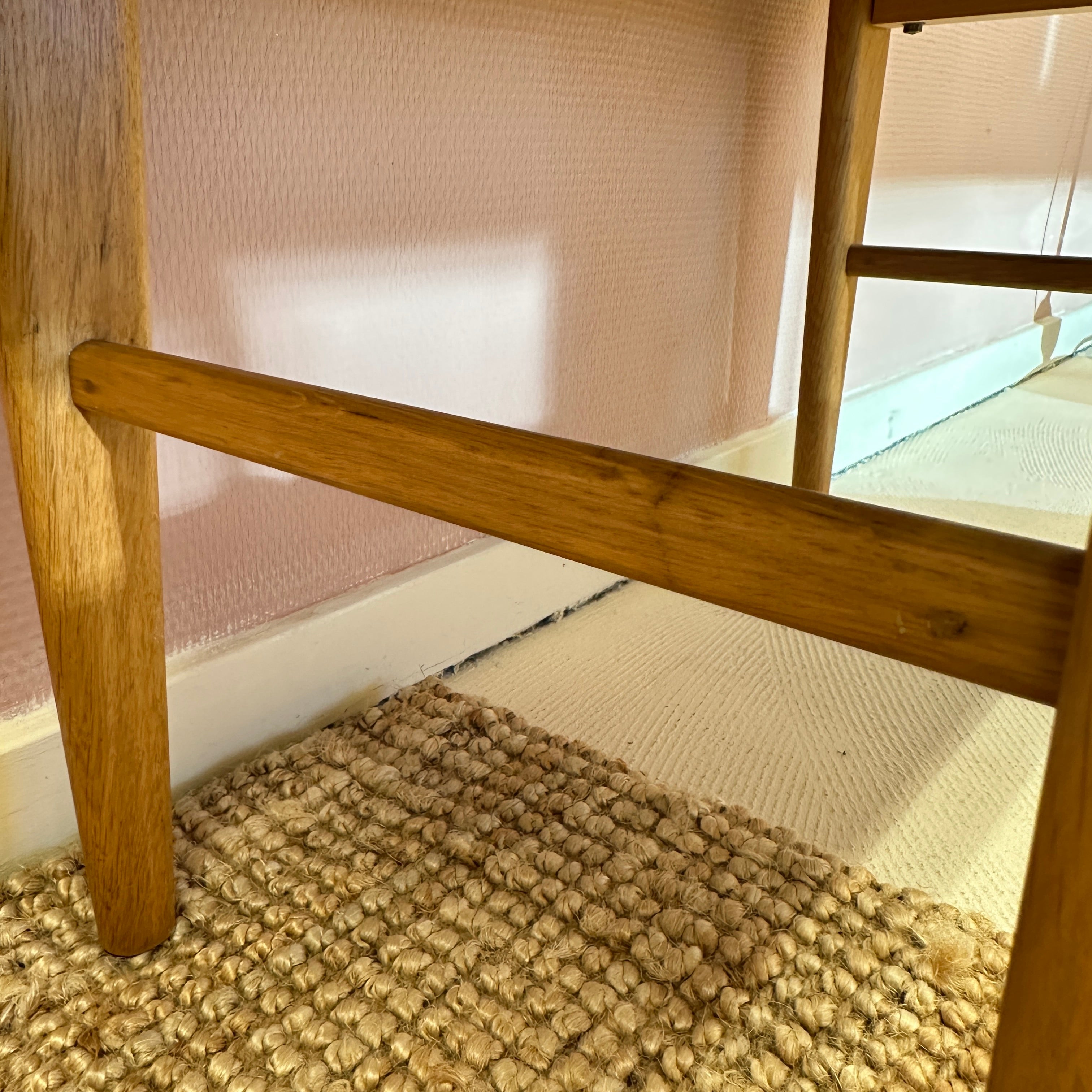 1950's Swedish Mid-century Teak Side Table / Hall Cabinet image 7