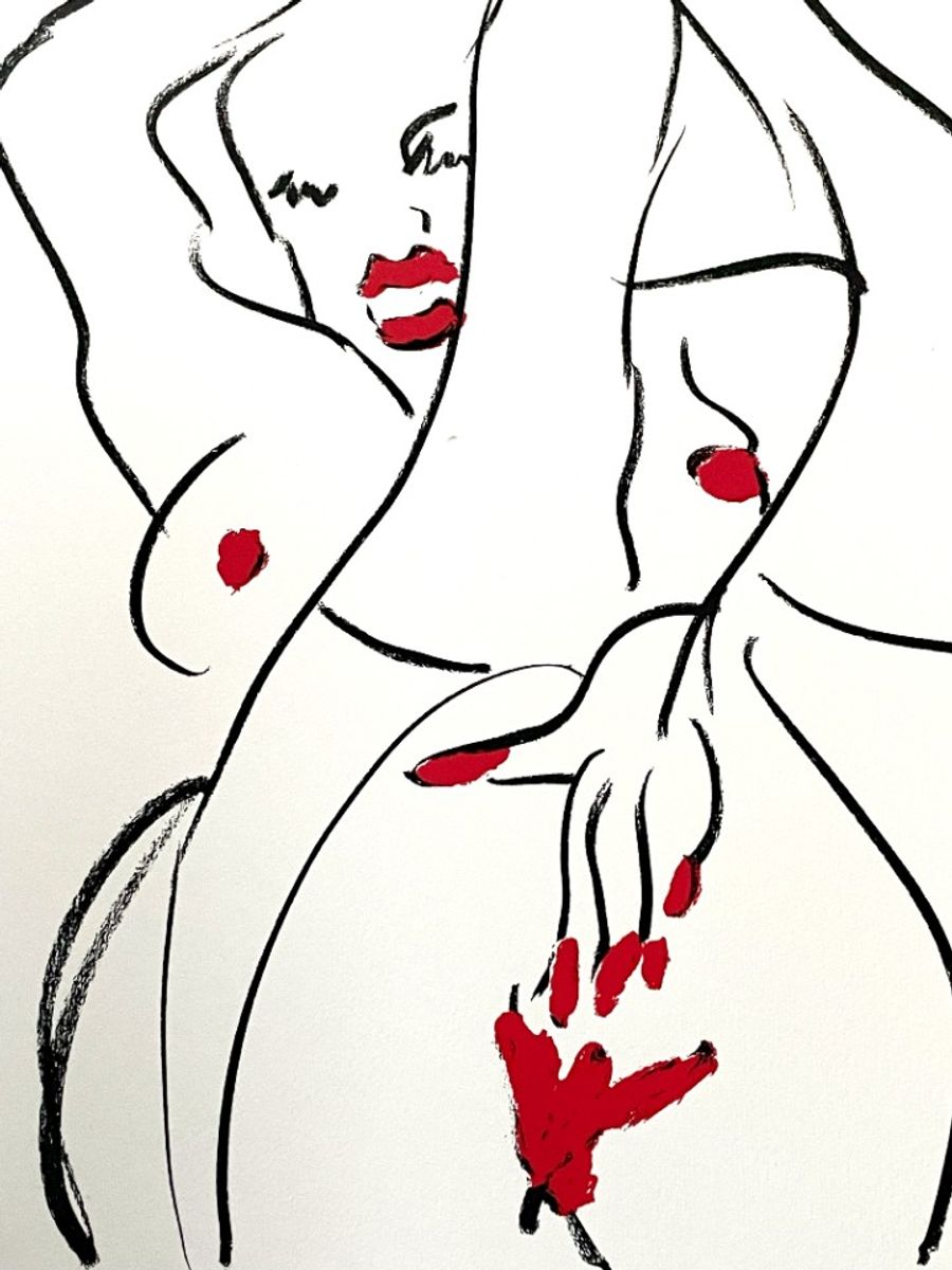 Peter Diem (1945) - Liggende Vrouw image 6