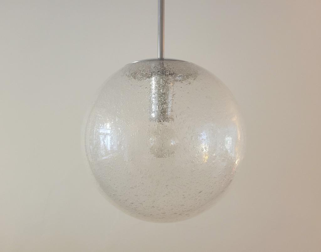 Grote Vintage Peill & Putzler Globe Hanglamp, 1970 image 10