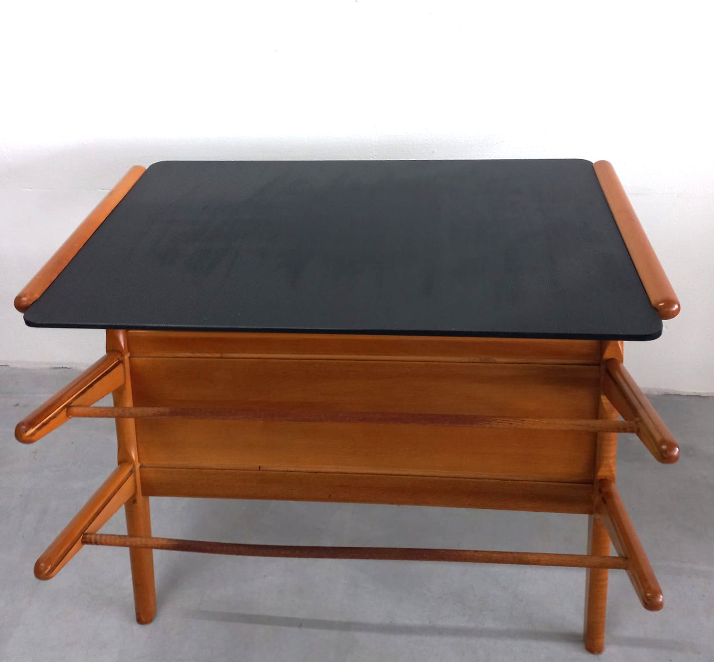 Zeldzaam Wim Den Boon (attrib) Modernistische Side Table Wandmeubel image 9