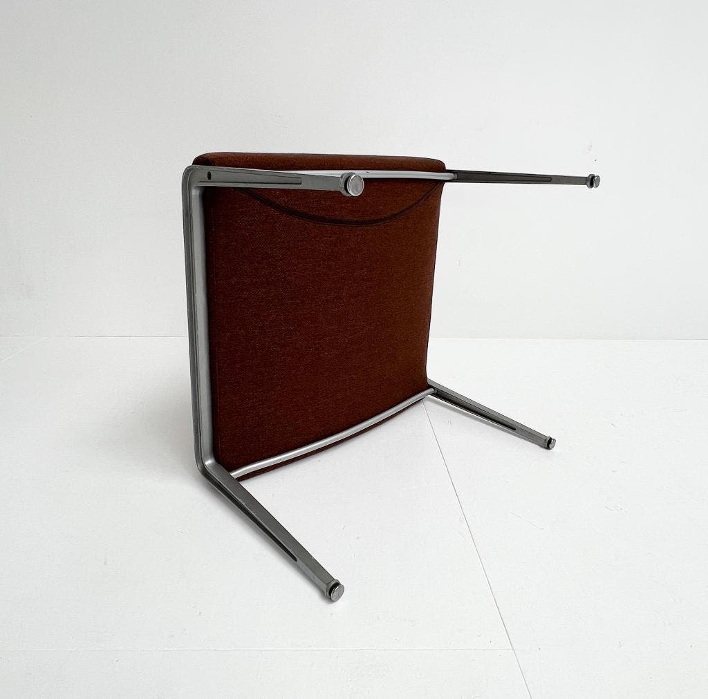 Fauteuil Met Voetenbank Toegeschreven Aan Gispen, 1960's image 18
