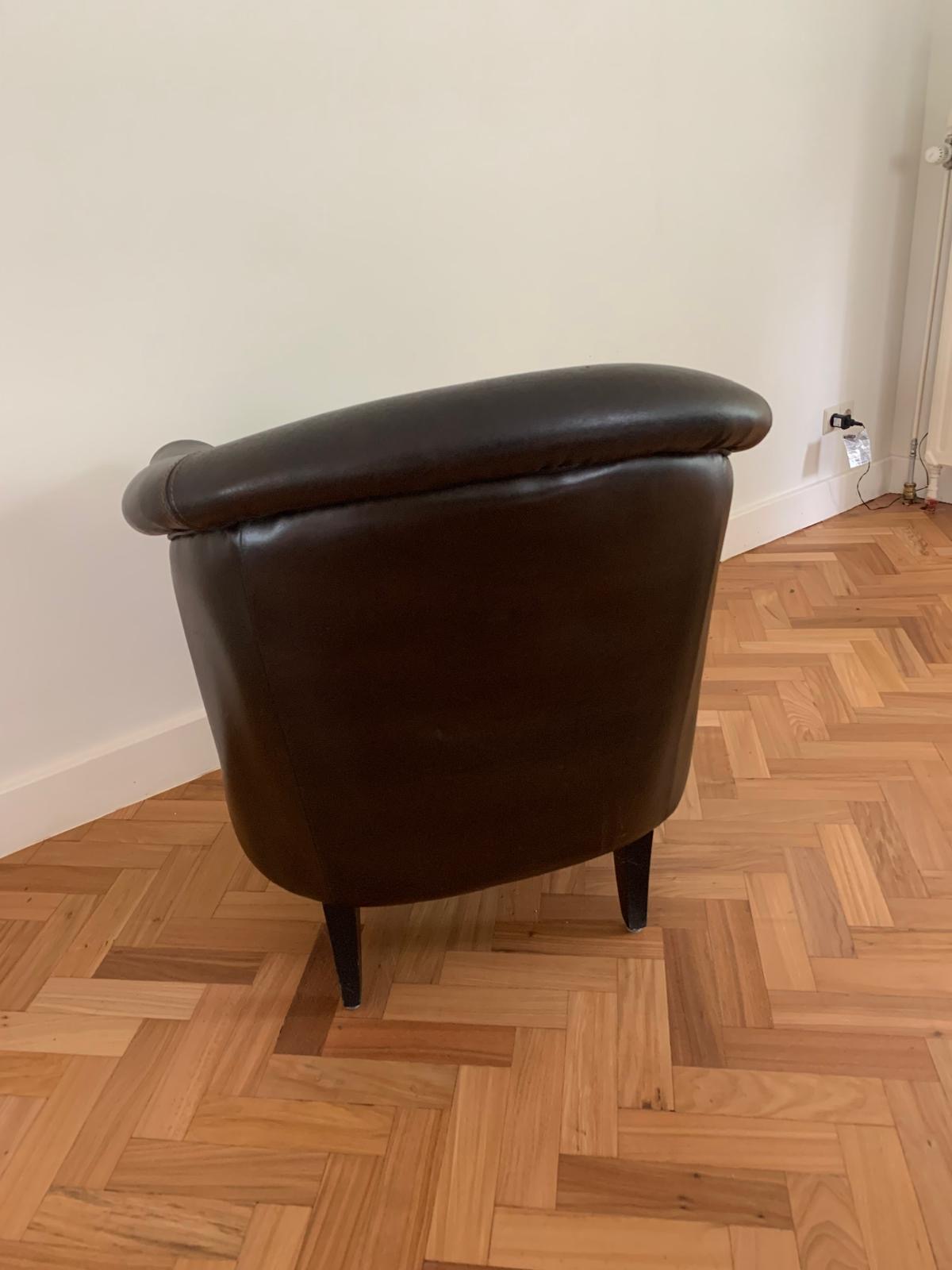 Chesterfield Club Chair Donkerbruin image 4