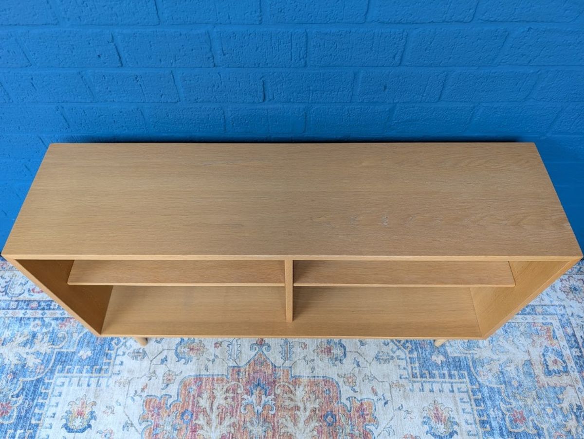 Midcentury Eiken Lage Boekenkast, Borge Mogensen image 7