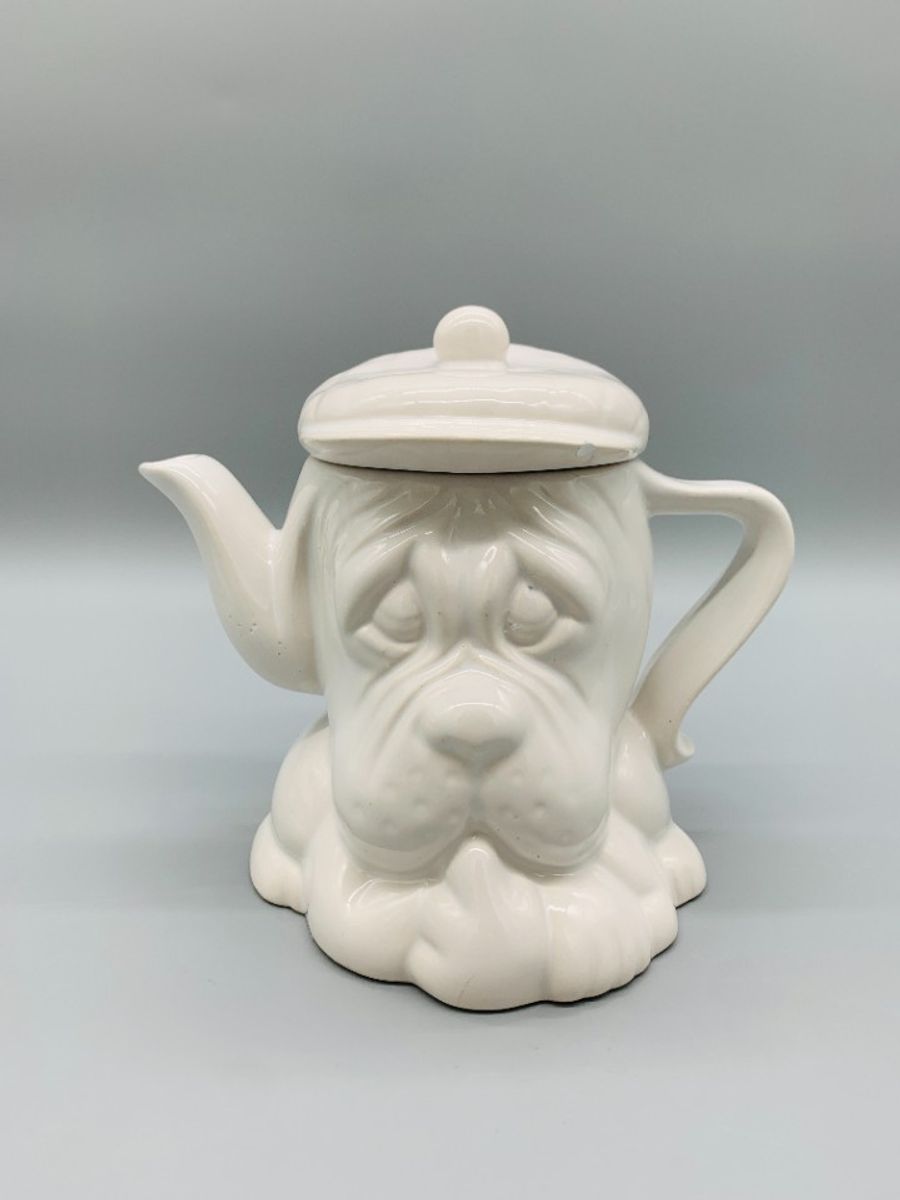 Vintage Theepot Droopy Dog Wit image 8