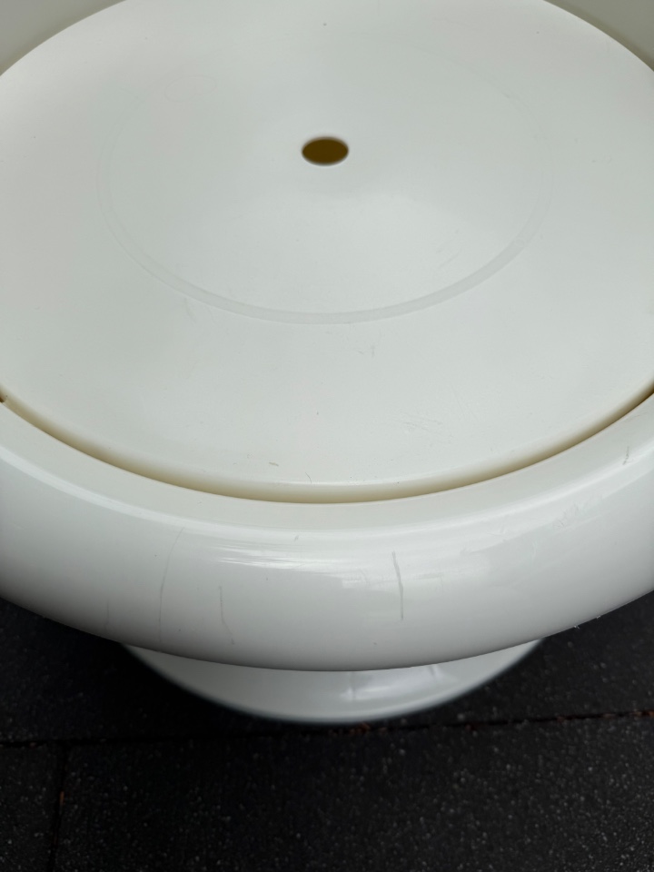 IKEA Poptorp Stoel Wit Met Zwart Kussen image 12