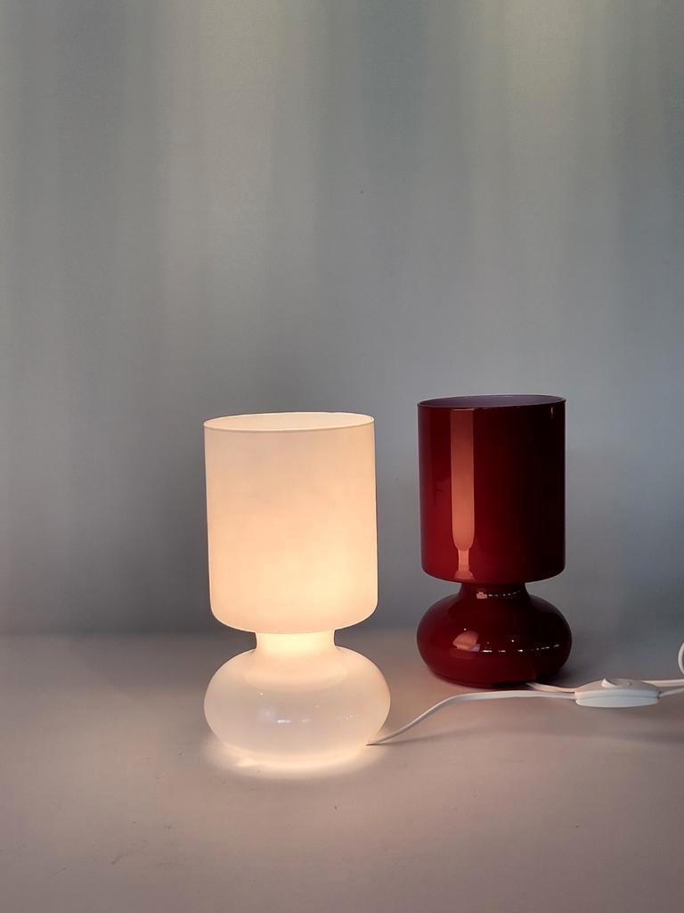 Vintage Ikea Glazen Lampje Lykta Mushroom image 2
