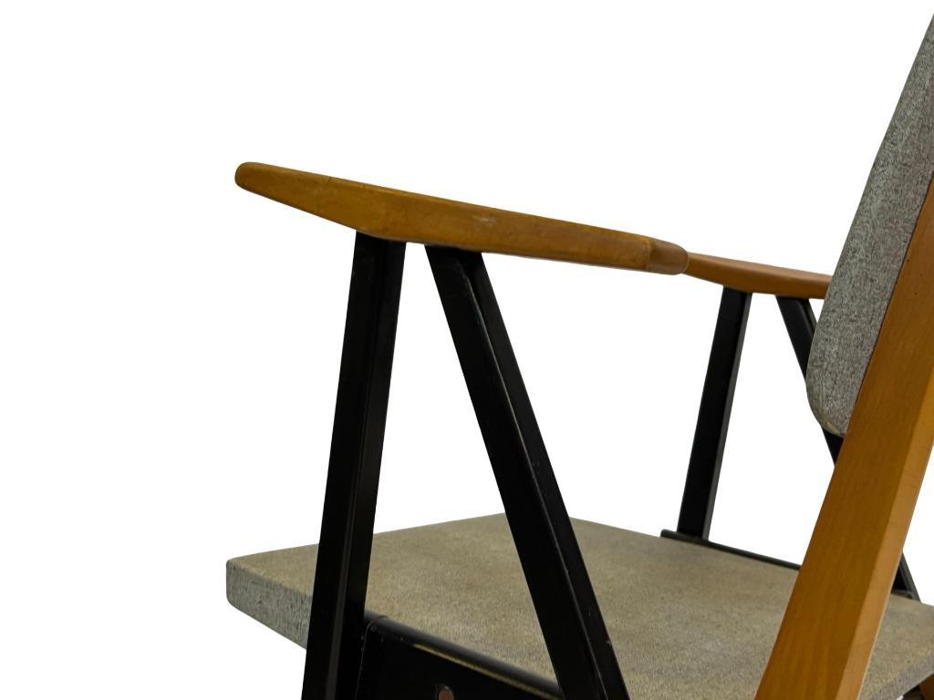 Vintage Zwager Ermeloo, Palais De Tokyo Stoel 50's Design image 15