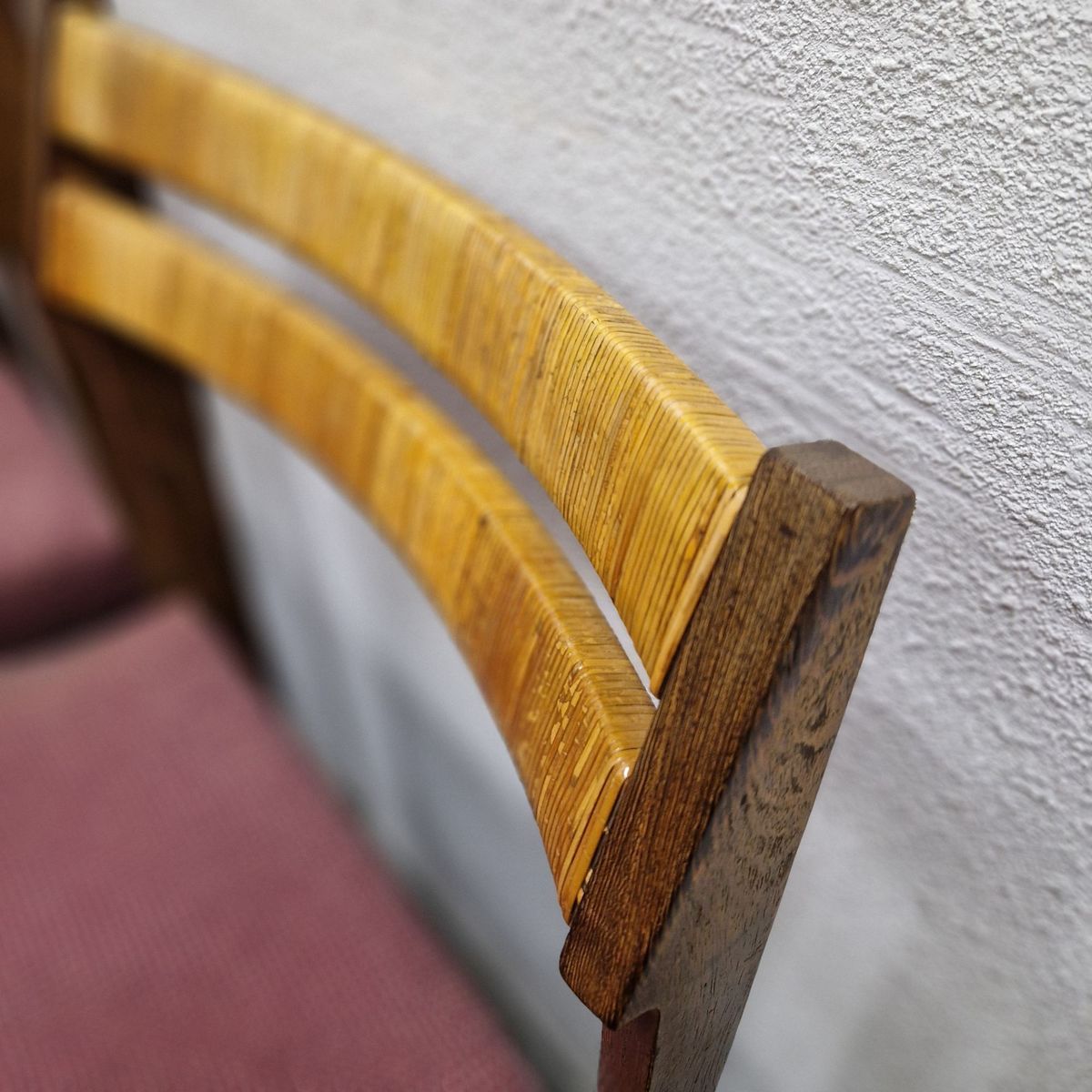 Set Van 6 Vintage Stoelen Eetkamerstoelen Jaren 60 Jaren 70 image 7