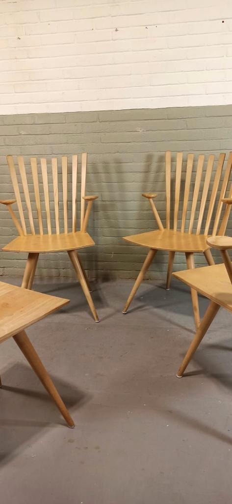 Set Van 5 Deens Design 'mikado' Stoelen, Kvist image 16