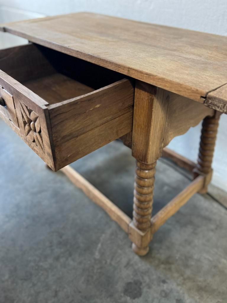 Vintage Houten Bobbin Console Tafel / Sidetable image 9