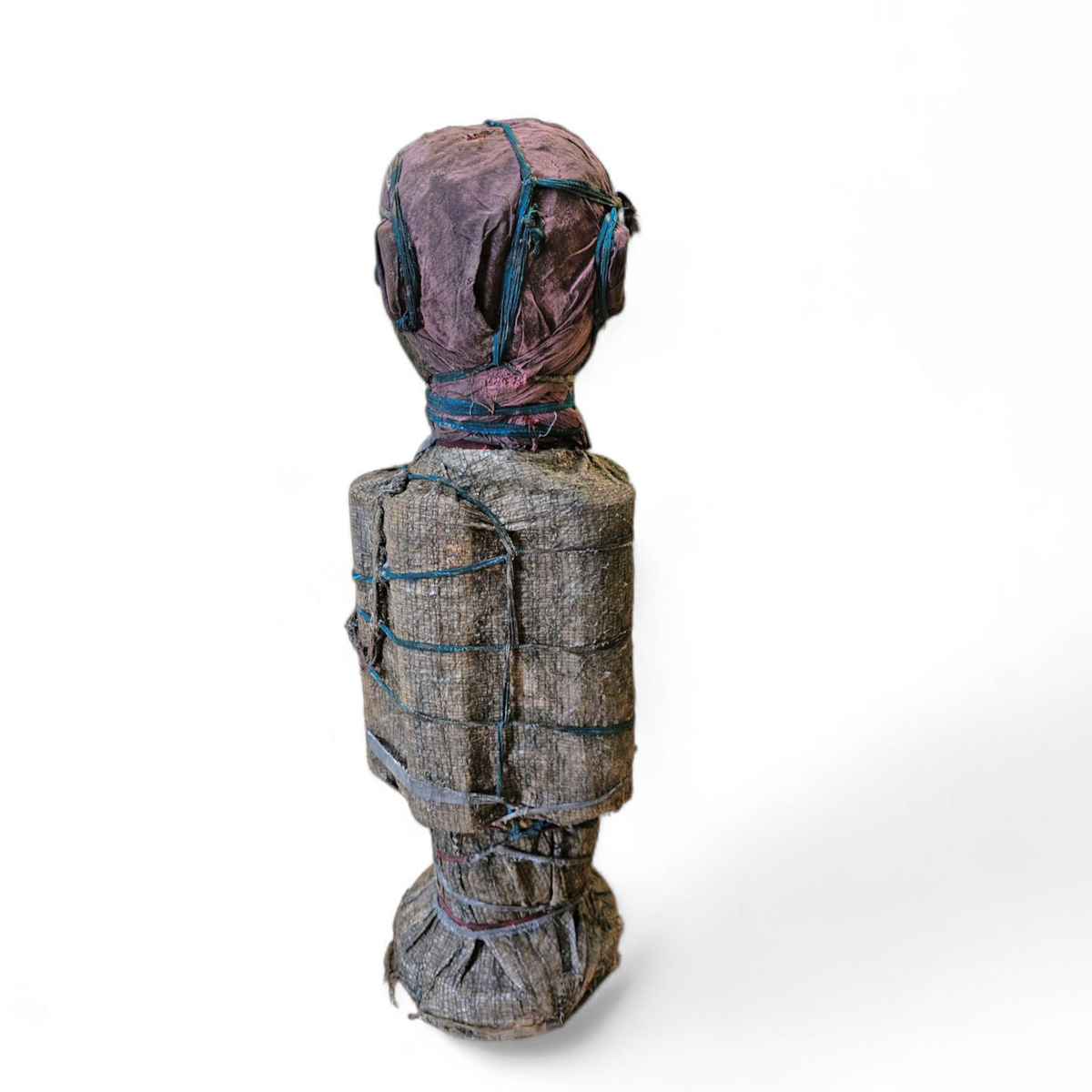 African Sculpture / Multi Material Figure / Height 65 Cm / 1970s image 12