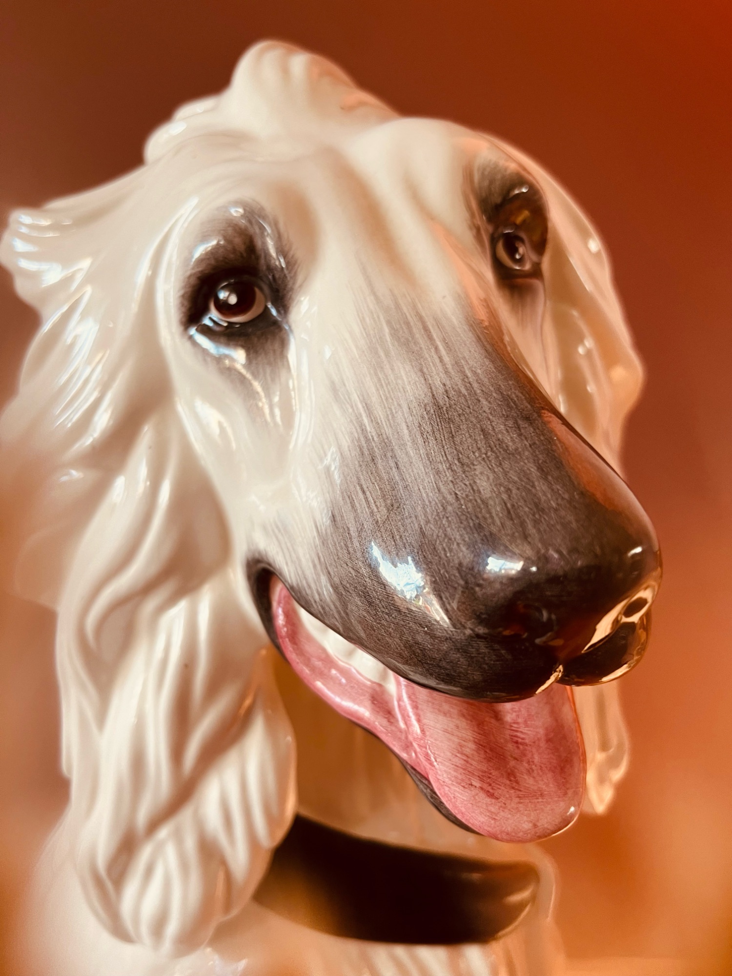 Italiaanse Keramieken Hond +/- 70cm Hoog image 8