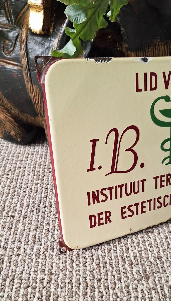 Emaille Bord Estetische Chirurgie, Langcat Bussum. image 3